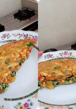 Foto resep Omelete sayur