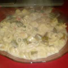 Una foto de Pasta al Verdeo y Puerro