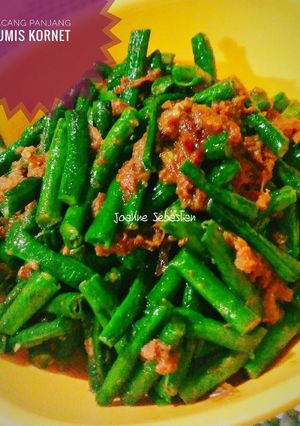 Foto resep Kacang Panjang Tumis Kornet