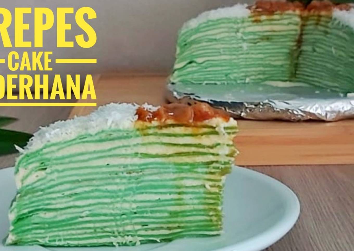 Kue crepes cake