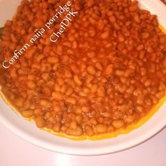 A picture of Confirm naija porridge beans.