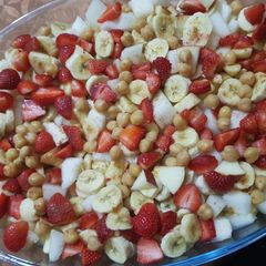 A picture of Chickpea Fruit Chat.