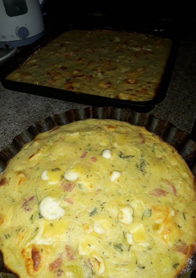 Una foto de Fusión de sopa Paraguaya y torta de queso