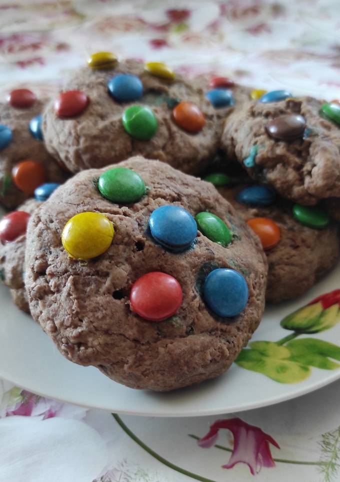 Шоколадне печиво з цукерками m&m's😋