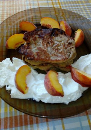Banános zabpalacsinta recept fotója