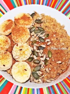 Foto de Papas de aveia com banana