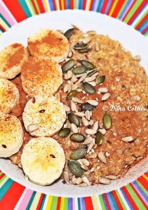 Foto de Papas de aveia com banana