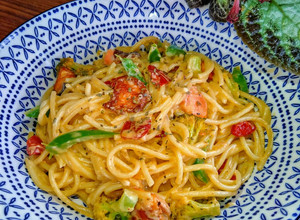Gambar Creamy Salmon Pasta