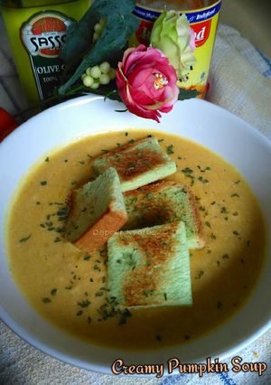 Foto resep Creamy Pumpkin Soup