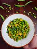 15-Minute Green Pea Ghugni