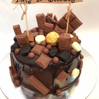 Two Tier Chocolate Overload Cake