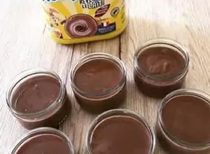 Une photo de Flan au Nesquik