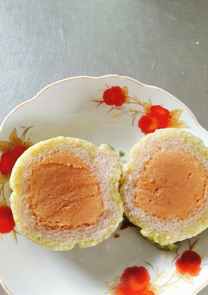 Hình của món Bánh tét nhưn ngọt.