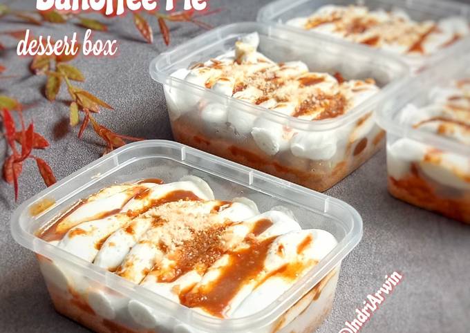 Resep Banoffee Pie Dessert Box oleh Indri Arwin - Cookpad