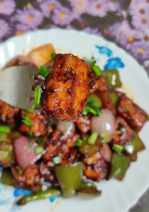 A picture of Chilli Paneer.