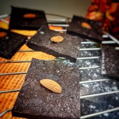 A picture of Fudgy brownies.