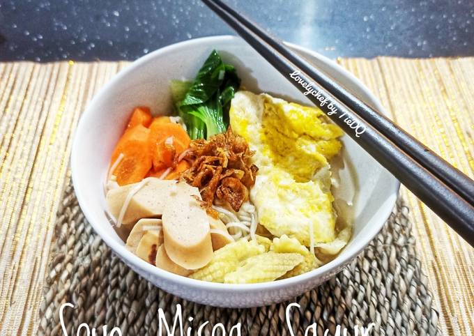 Resep Soup Misoa Sayur Oleh Lovelychef By TieDQ - Cookpad