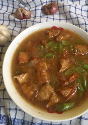 Foto resep Tumis Tahu Pong Buncis Berkuah