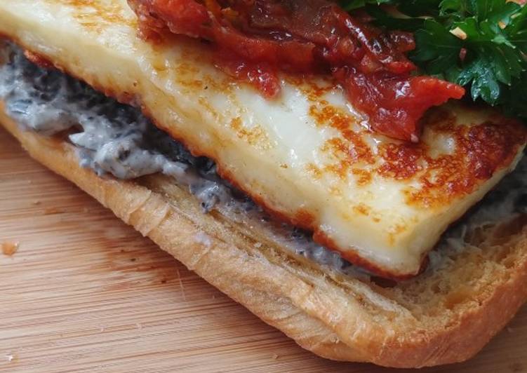 How to Prepare Appetizing Halloumi slider