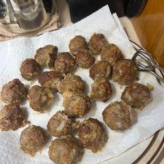 A picture of Goat Meatballs.