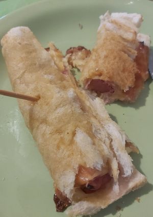Una foto de 🌭Frankfurt con pan de miga al horno