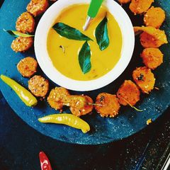 A picture of Muthiya, kadhi.
