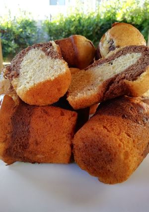 Φωτογραφία της συνταγής Cupcakes banana-chocolate
