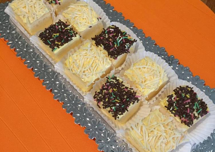 Resep Orange Ogura Cake Slice, Enak Banget
