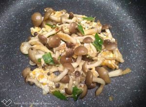 Foto resep Tumis Jamur Shimeji Telur