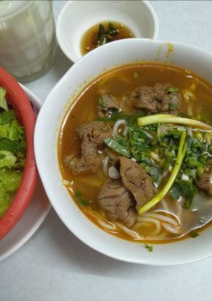 Hình của món Bún Bò Huế.