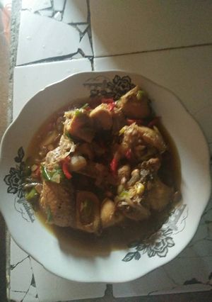 Foto resep Ayam tumis cabe campur tauco