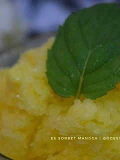 Foto resep Es Sorbet Mangga Susu