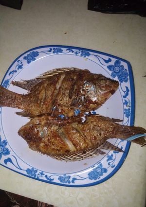 A picture of Fried fish.