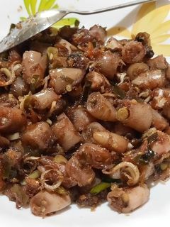 Foto resep Tumis cumi ranjau