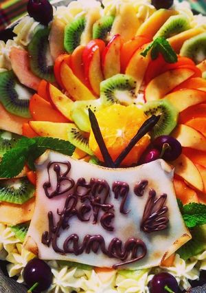Une photo de Tarte aux fruits de saison crème mousseline