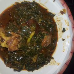 A picture of Vegetable soup.