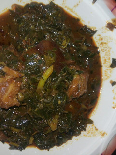 A picture of Vegetable soup.