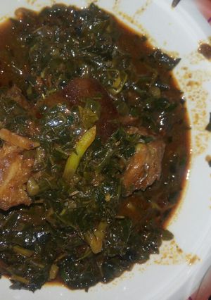 A picture of Vegetable soup.