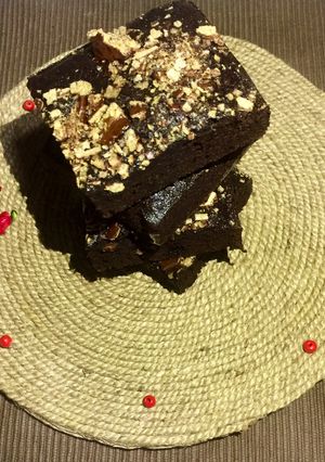 A picture of Fudge brownies.