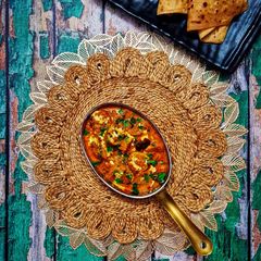 A picture of Rajasthani Gatte ki Sabzi.