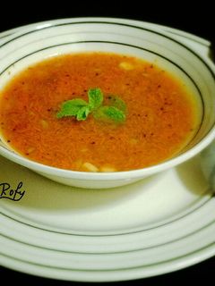 صورة لوصفة شوربة الشوفان على طريقتي💝😉🌸