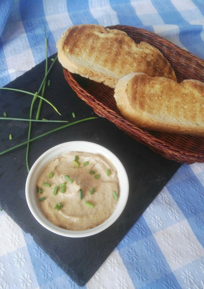Una foto de Paté de setas y queso