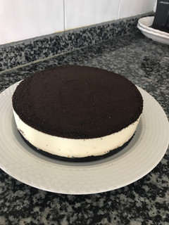 Una foto de Tarta fría Oreo sin horno (fácil)