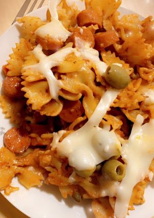 صورة لوصفة معكرونه بالجبنه 💛🤤🧀