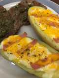 Papas rellenas al horno