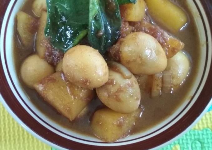 Kentang Telur Puyuh Masak Kecap