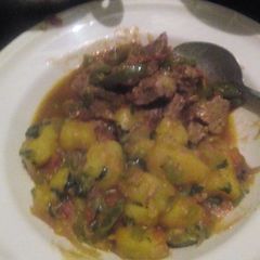 A picture of Matoke meal.