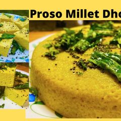 A picture of Millet Dhokla.