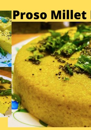 A picture of Millet Dhokla.