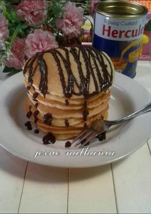 Foto resep Pancake fluffy tanpa telur